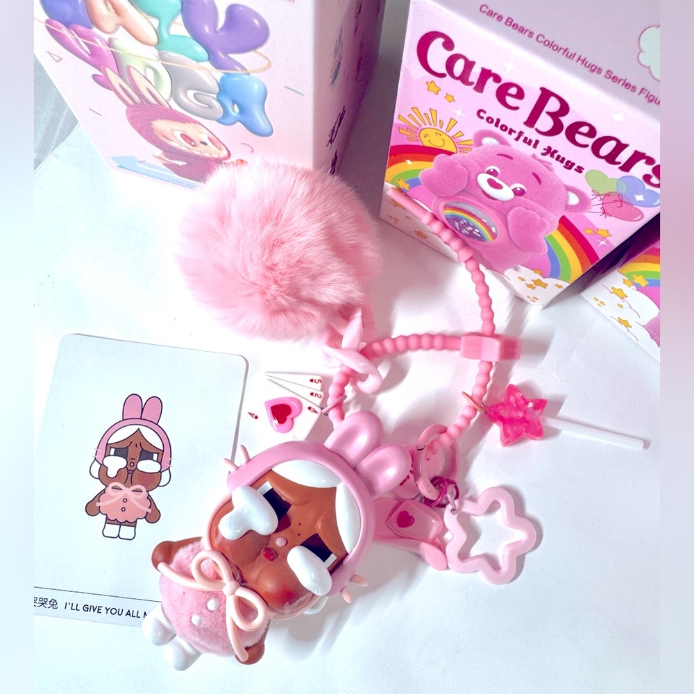 Labubu Popmart Crybaby Craying Again I’ll give you all my love Cute Bag Charm